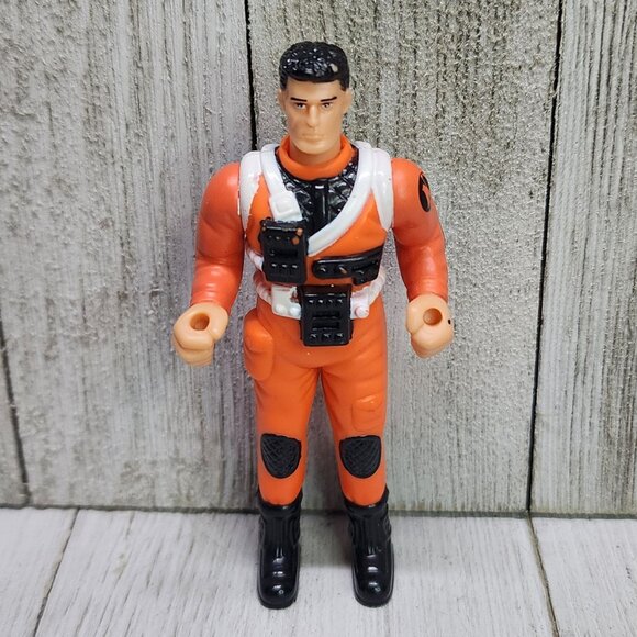 Vintage Mcdonald's Gravity Wheel Action Man Figure 2001 Hasbro 4'' Tall - Picture 1 of 5